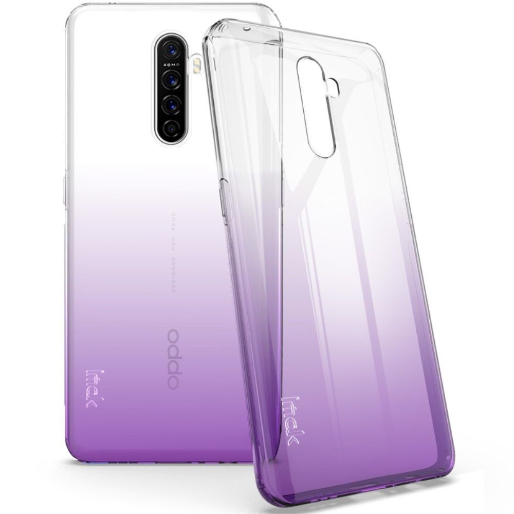 Imak - Coque en TPU dégradé de couleur anti-goutte violet pour votre Oppo Realme X2 Pro/Reno Ace - Coque, étui smartphone