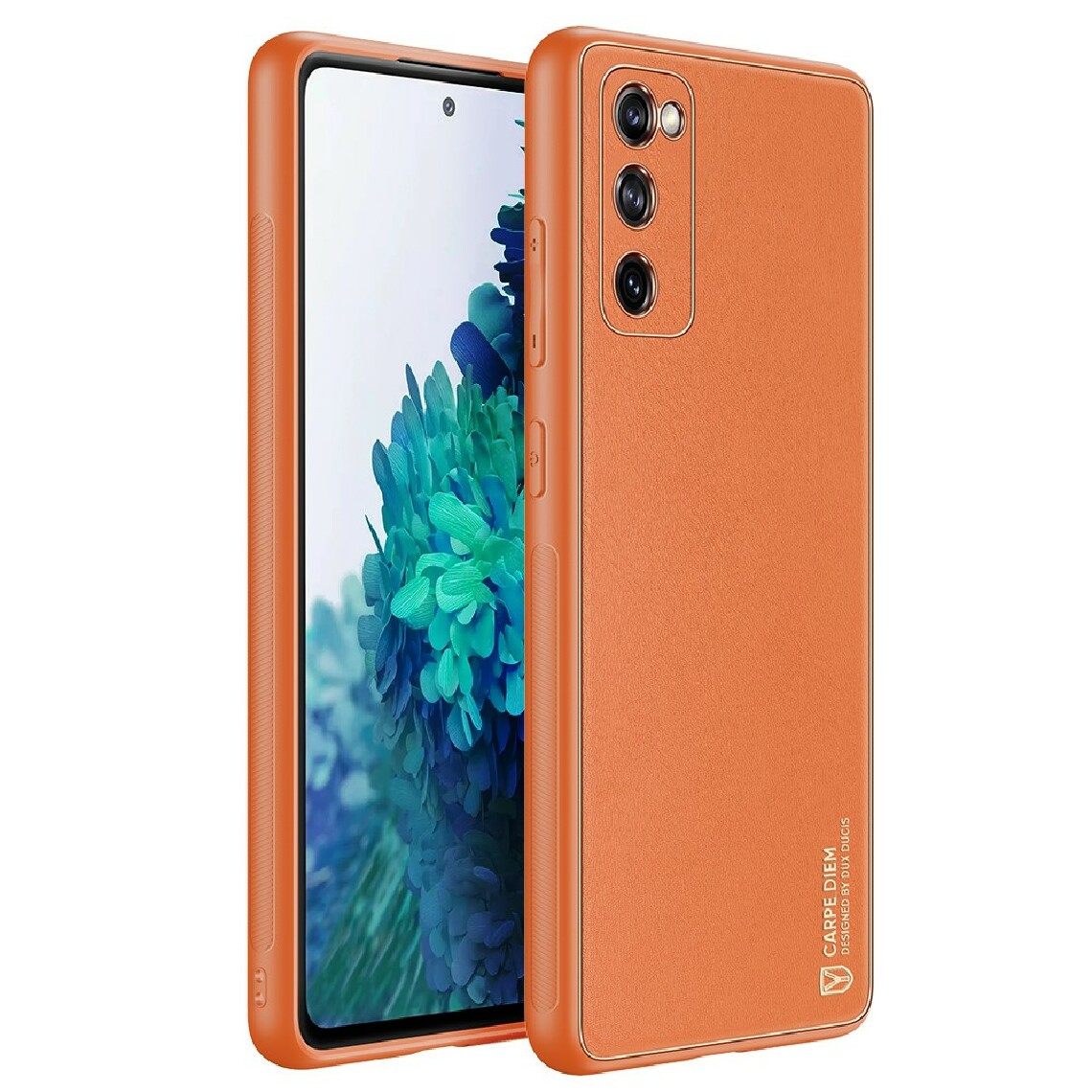 Dux Ducis - Coque en TPU hybride de peau orange pour votre Samsung Galaxy S20 FE/S20 FE 5G - Coque, étui smartphone