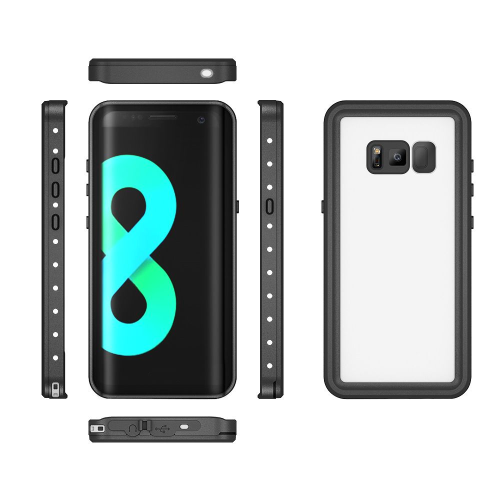 marque generique - Etui coque étanche pour Samsung Galaxy S8 - Blanc - Coque, étui smartphone