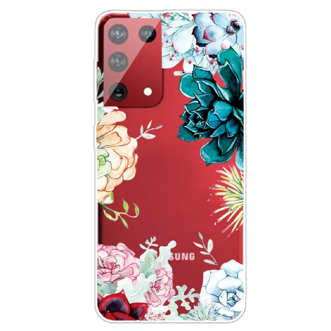 Other - Coque en TPU impression de motifs IMD souple les fleurs s'épanouissent pour votre Samsung Galaxy S30 Ultra - Coque, étui smartphone
