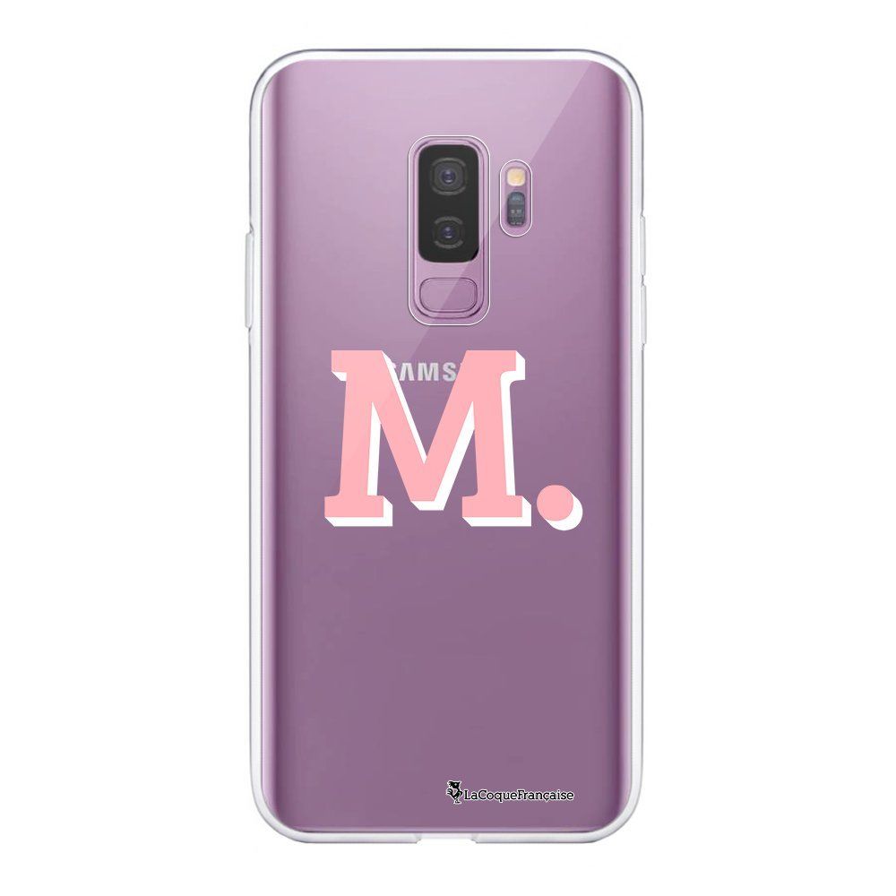 La Coque Francaise - Coque Samsung Galaxy S9 Plus souple transparente Initiale M Motif Ecriture Tendance La Coque Francaise. - Coque, étui smartphone