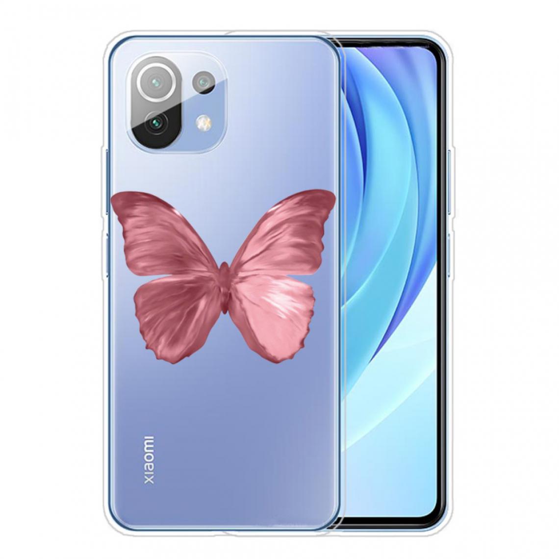 Other - Coque en TPU Impression de motifs souple papillon rose pour votre Xiaomi Mi 11 - Coque, étui smartphone