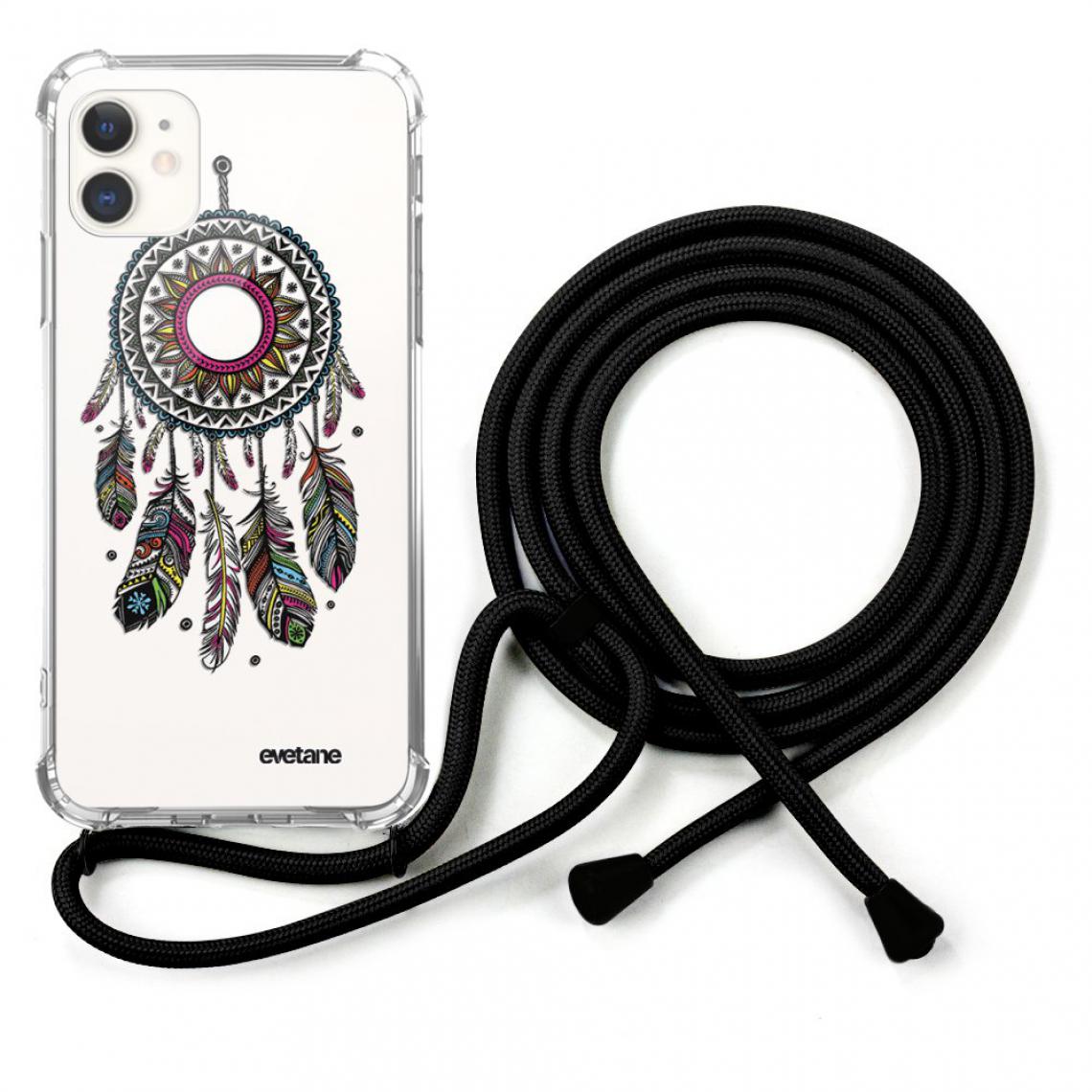 Evetane - Coque iPhone 12 Mini coque avec cordon Attrape rêve - Coque, étui smartphone