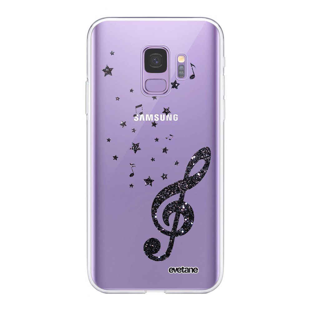 Evetane - Coque Samsung Galaxy S9 souple transparente Note de Musique Motif Ecriture Tendance Evetane. - Coque, étui smartphone