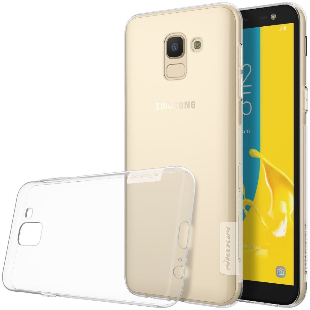 marque generique - Coque en TPU nature 06mm doux blanc pour votre Samsung Galaxy J6 (2018) - Autres accessoires smartphone