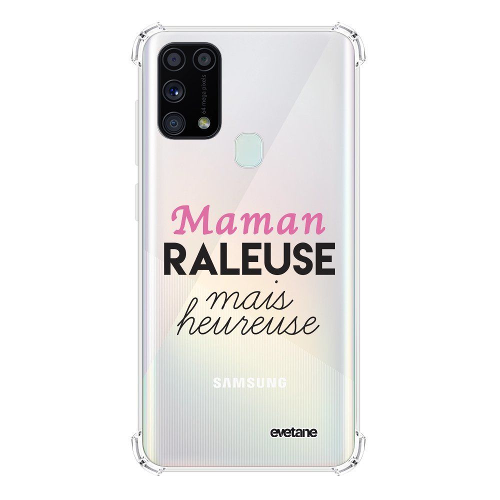 Evetane - Coque Samsung Galaxy M31 anti-choc souple avec angles renforcés transparente Maman raleuse Evetane - Coque, étui smartphone