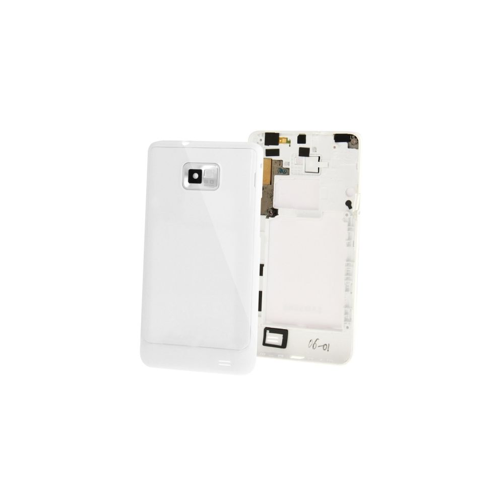 Wewoo - Pour Samsung Galaxy S II blanc / i9100 Cache arrière + bouton de volume + châssis complet 3 en 1 - Coque, étui smartphone