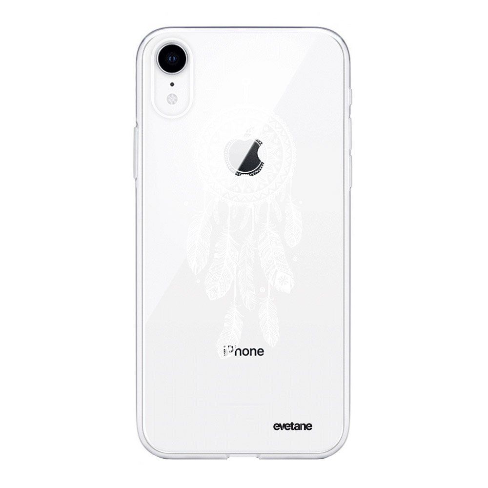 Evetane - Coque iPhone Xr souple transparente Attrape reve blanc Motif Ecriture Tendance Evetane. - Coque, étui smartphone