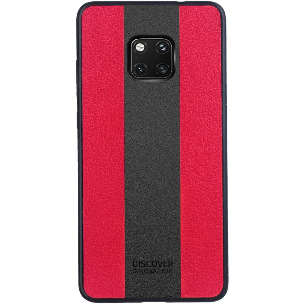 marque generique - Etui en PU hybride enduit racer rouge pour votre Huawei Mate 20 Pro - Autres accessoires smartphone