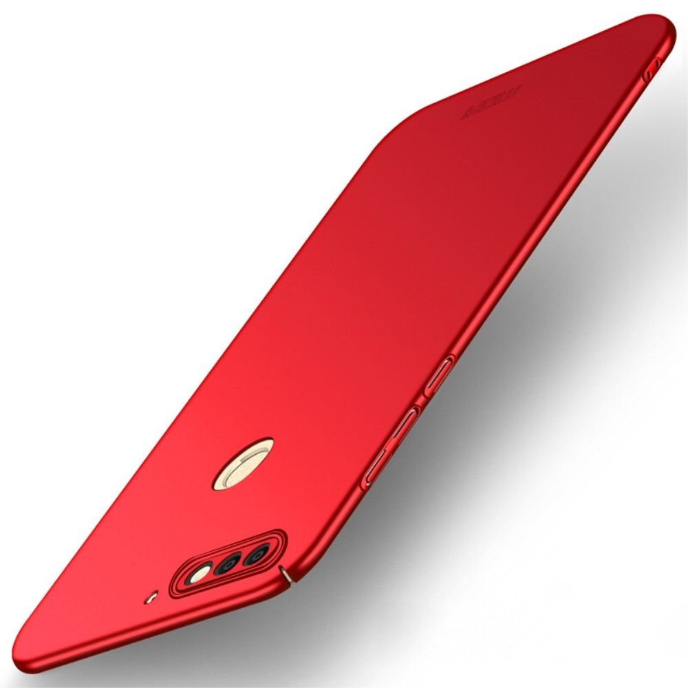 marque generique - Coque slim bouclier dur rouge givré pour Huawei Honor 7C - Autres accessoires smartphone