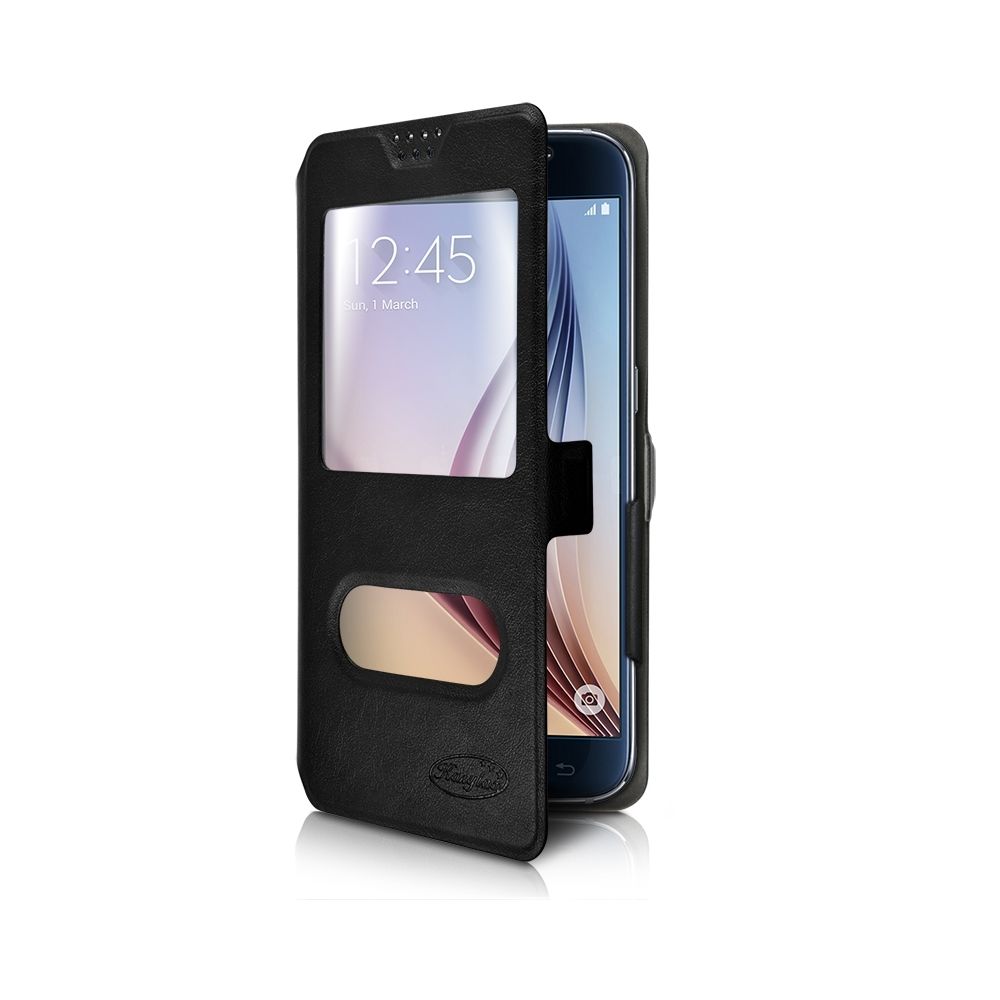 Karylax - Etui double S-View Universel M Couleur Noir pour Archos Diamond 2 Plus - Autres accessoires smartphone