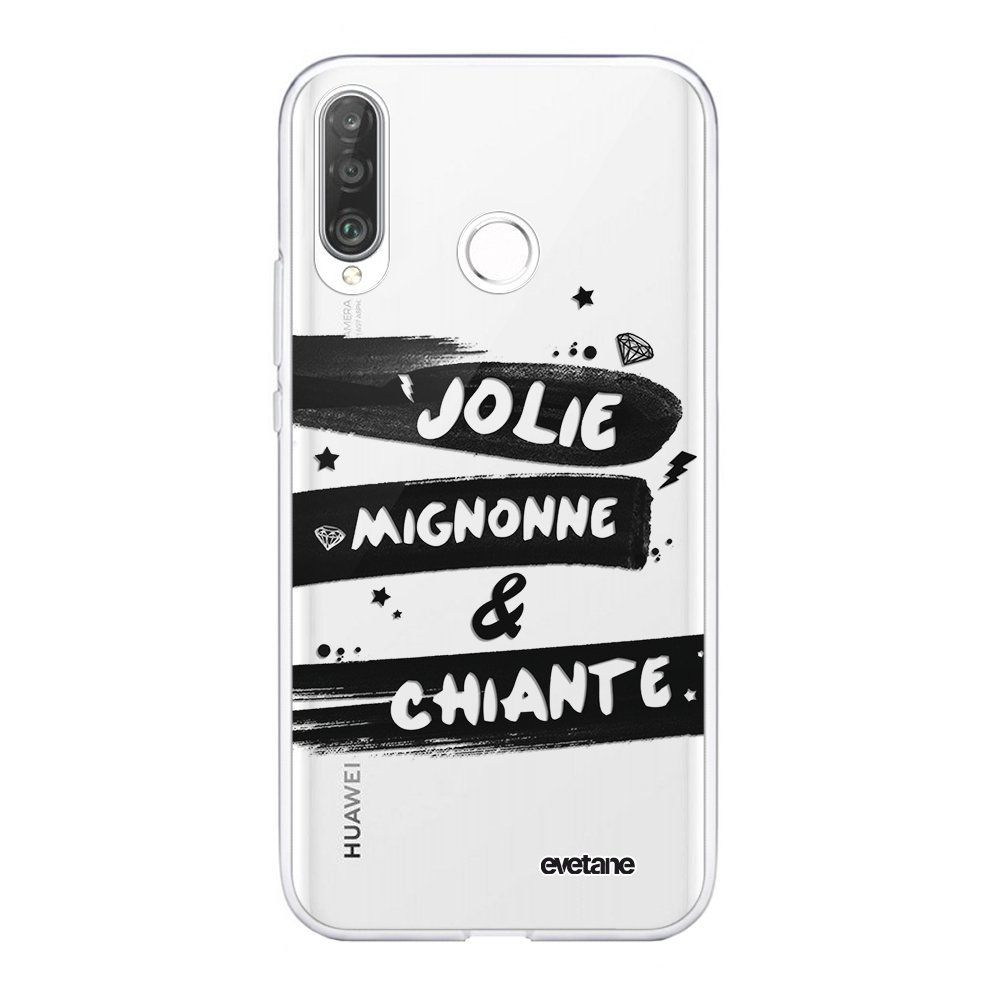 Evetane - Coque Huawei P30 Lite souple transparente Jolie Mignonne et chiante Motif Ecriture Tendance Evetane. - Coque, étui smartphone