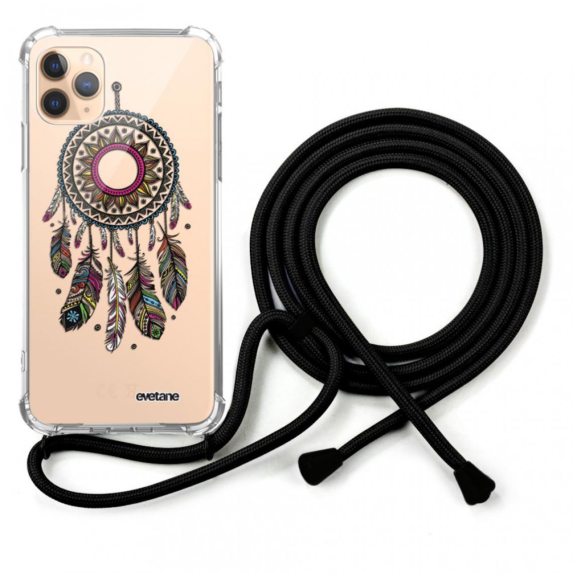 Evetane - Coque iPhone 11 Pro coque avec cordon transparente Attrape rêve - Coque, étui smartphone