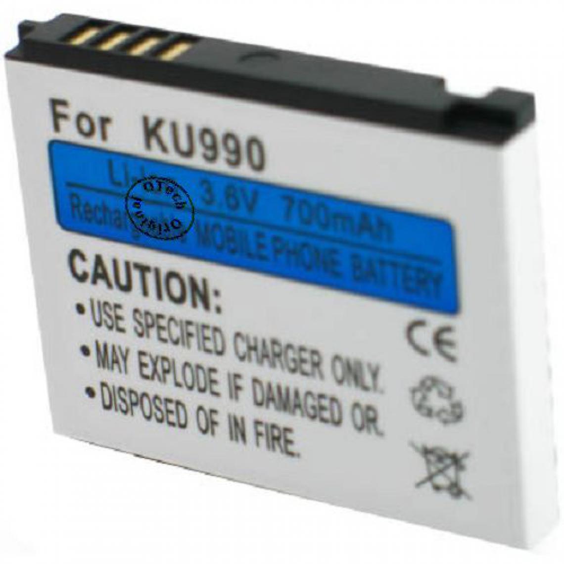 Otech - Batterie compatible pour LG RENOIR KC910I - Batterie téléphone