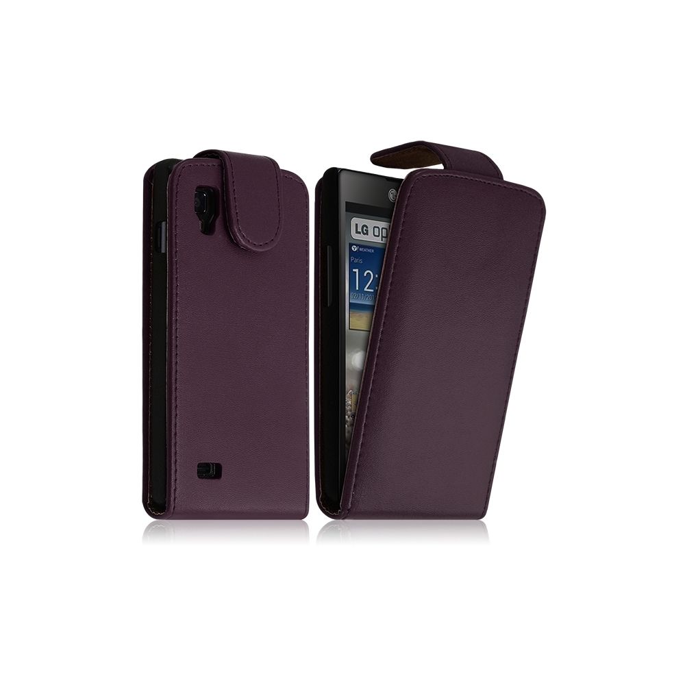 Karylax - Housse Coque Etui pour LG Optimus L9 couleur Violet Foncé - Autres accessoires smartphone