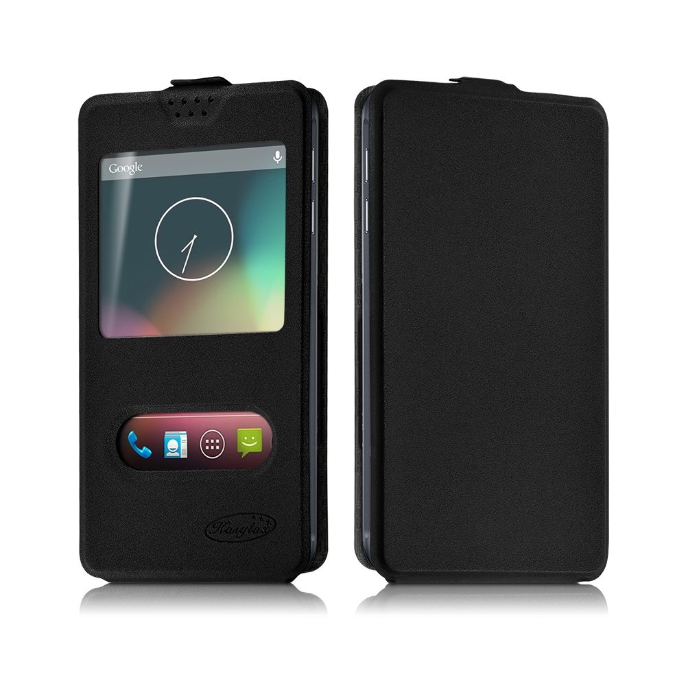 Karylax - Etui S-View à clapet Universel S (Ref.Noir) pour Logicom L-ite 400M - Autres accessoires smartphone