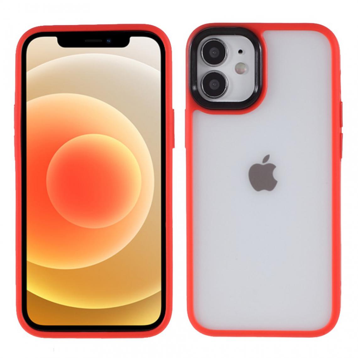 Other - Coque en TPU + acrylique Surface mate souple rouge pour votre Apple iPhone 12 Mini - Coque, étui smartphone