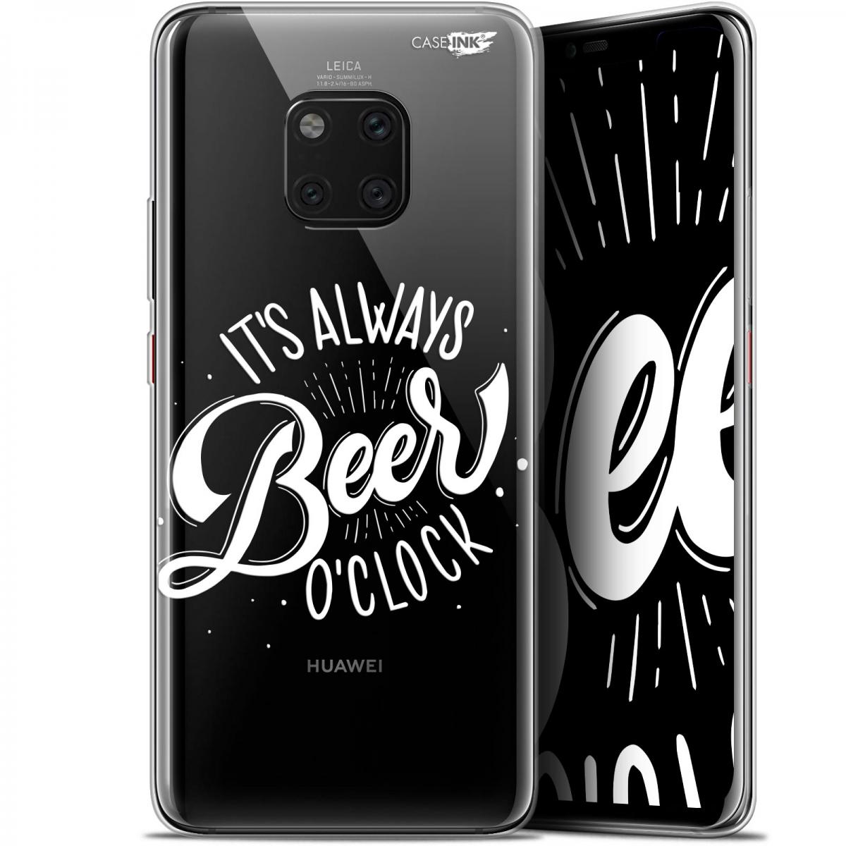 Caseink - Coque arrière Huawei Mate 20 Pro (6.39 ) Gel HD [ Nouvelle Collection - Souple - Antichoc - Imprimé en France] Its Beer O'Clock - Coque, étui smartphone