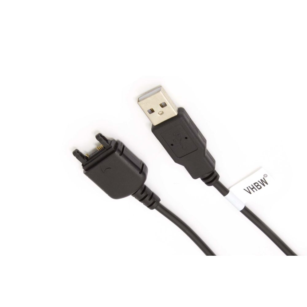 Vhbw - vhbw câble de données USB compatible avec Sony Ericsson Elm J102, J102i téléphone - noir - Autres accessoires smartphone