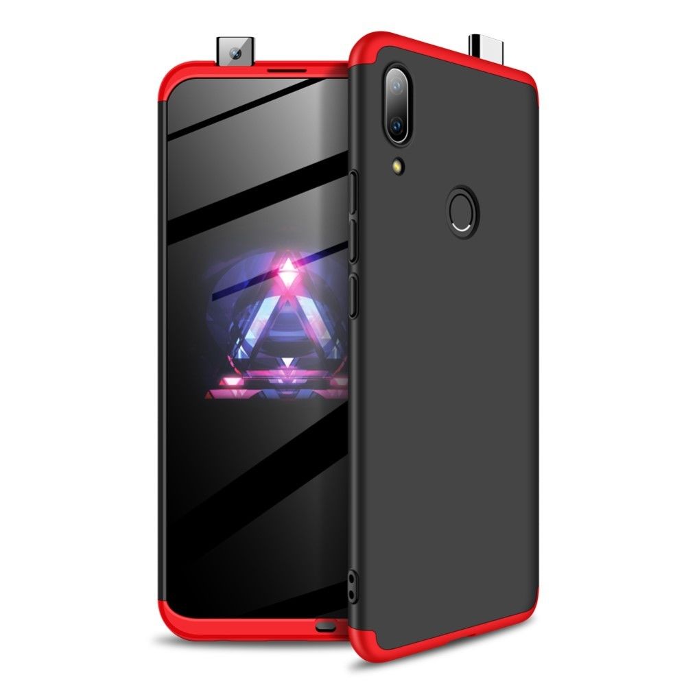 marque generique - Coque en TPU détachable 3 pièces dépoli noir/rouge pour votre Huawei P Smart Z - Coque, étui smartphone