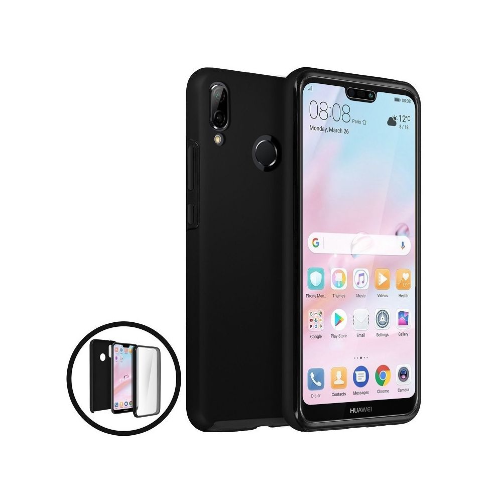 marque generique - Coque Etui Protection Rigide Integrale Noir Anti Choc pour Huawei Y6 2019 - Coque, étui smartphone