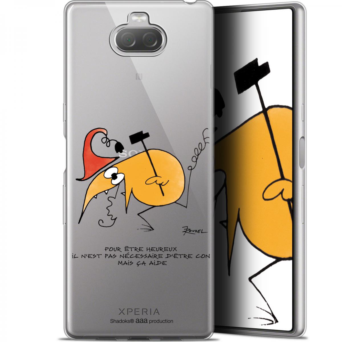 Caseink - Coque Pour Sony Xperia 10 Plus (6.5 ) [Gel HD Collection Les Shadoks ? Design Pour Être Heureux - Souple - Ultra Fin - Imprimé en France] - Coque, étui smartphone