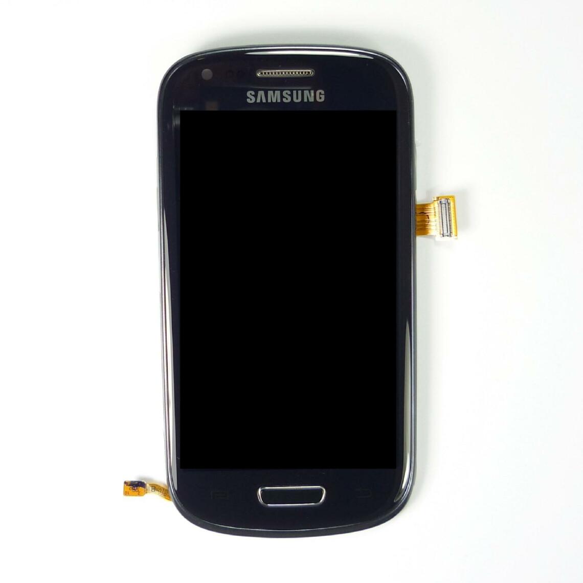 Samsung - Original Vitre tactile écran LCD sur châssis Samsung Galaxy S3 mini I8190 noir - Coque, étui smartphone