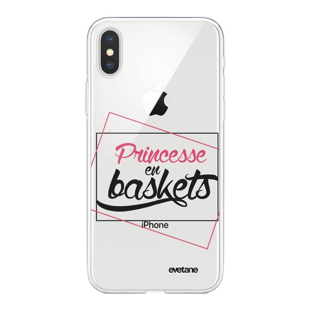 Evetane - Coque iPhone Xs Max 360 intégrale Princesse En Baskets Ecriture Tendance Design Evetane. - Coque, étui smartphone
