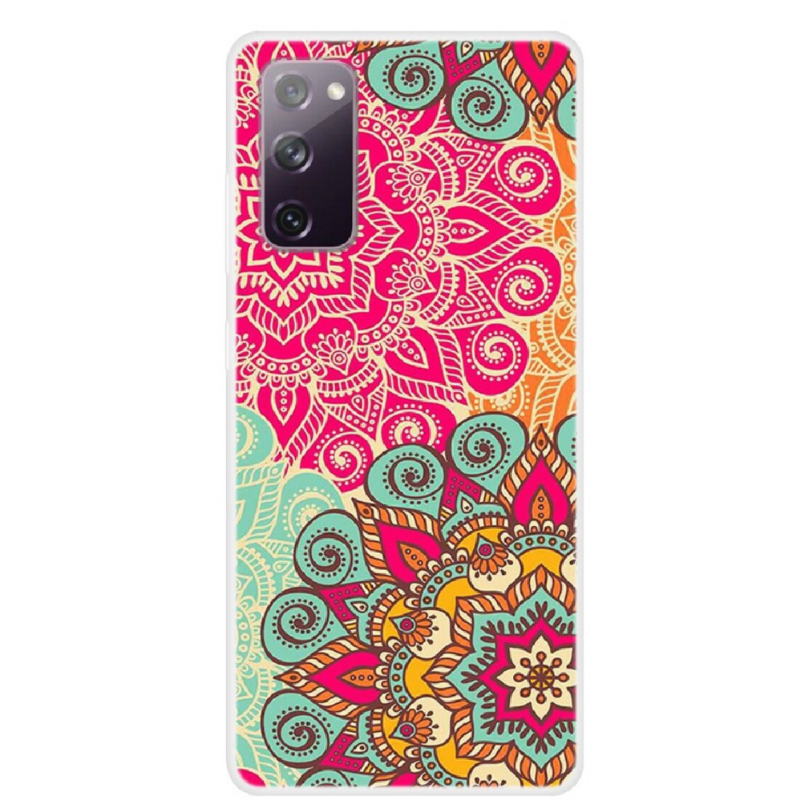 Other - Coque en TPU impression de motifs fleur rouge pour votre Samsung Galaxy S20 FE 5G/S20 FE - Coque, étui smartphone