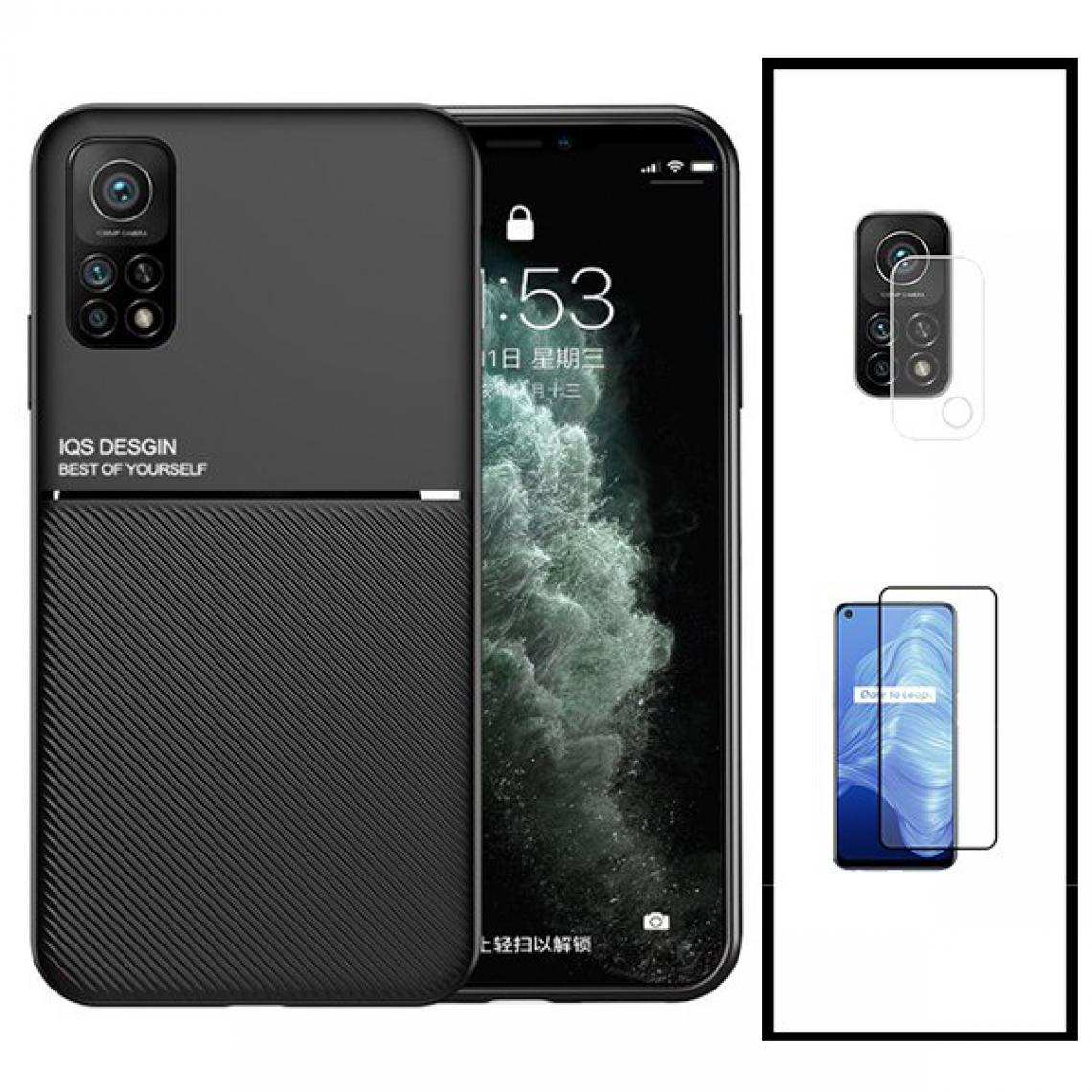 Phonecare - Kit Coque Magnetic Lux + 5D Full Cover + Film de Caméra Arrière - Xiaomi Mi 10T 5G - Coque, étui smartphone