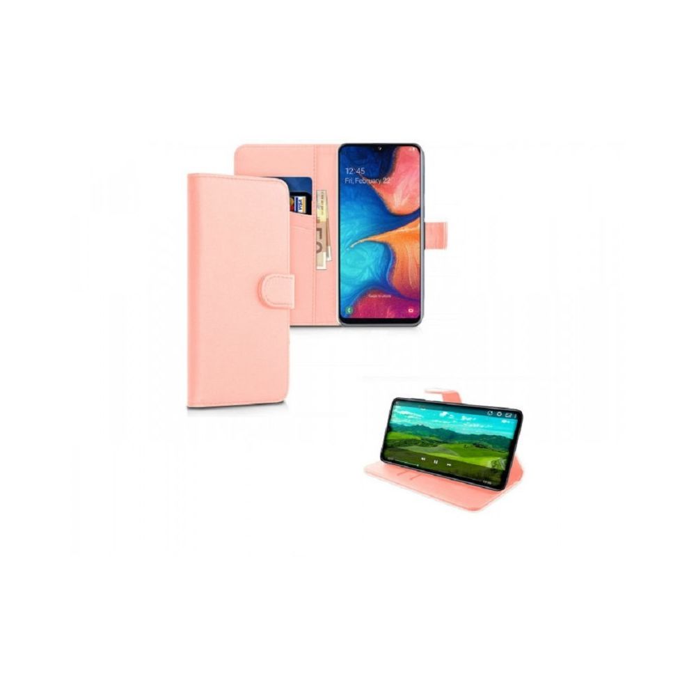 marque generique - Housse Etui Portefeuille Protection Rose Or pour Samsung Galaxy S20 - Coque, étui smartphone