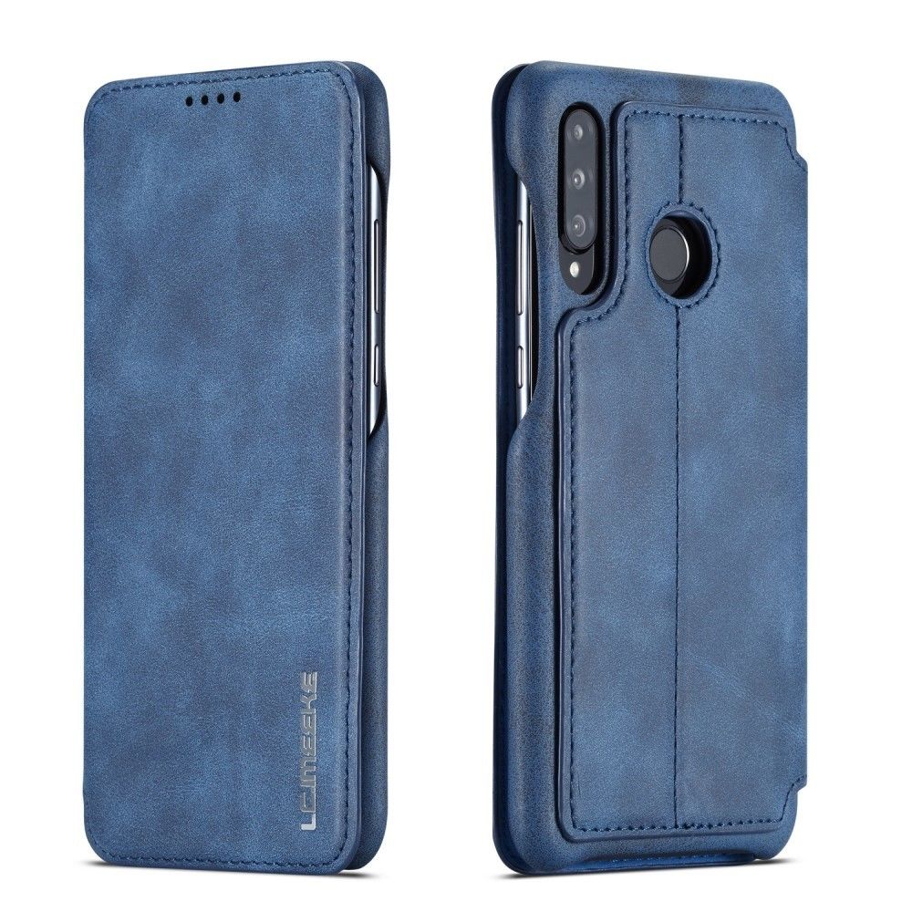 marque generique - Etui en PU porte-cartes rétro bleu pour votre Huawei P30 Lite - Coque, étui smartphone