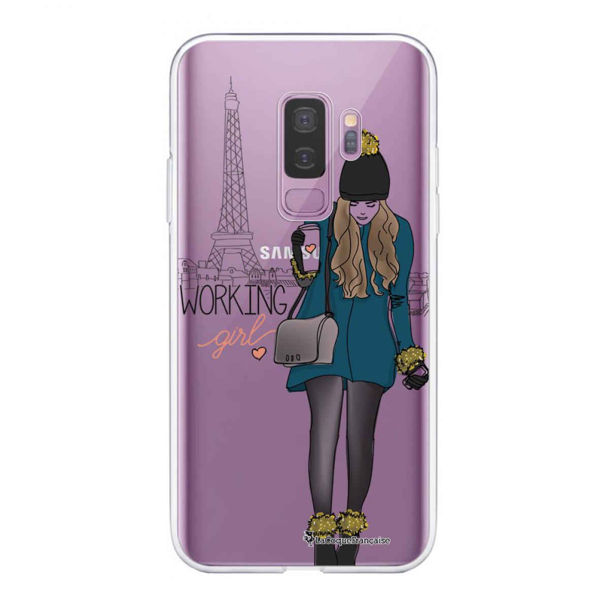 La Coque Francaise - Coque Samsung Galaxy S9 Plus souple transparente Working girl Motif Ecriture Tendance La Coque Francaise. - Coque, étui smartphone