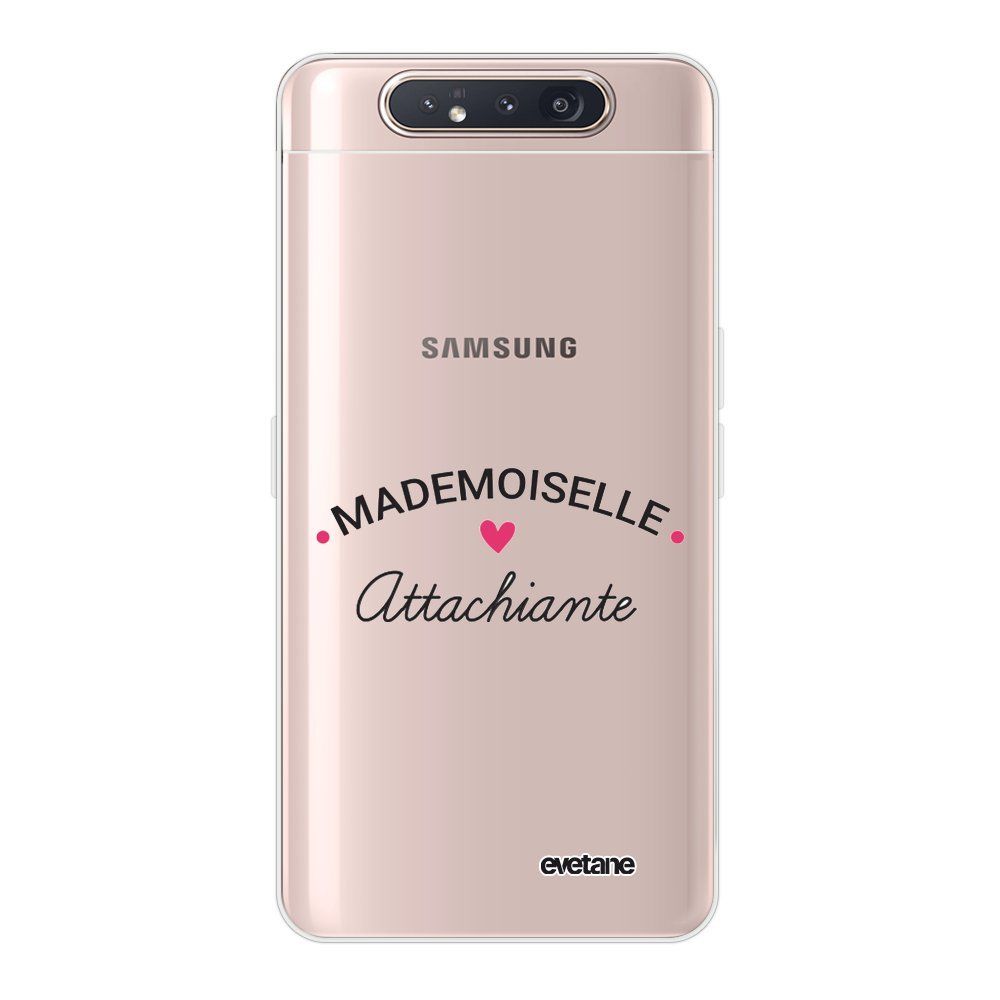 Evetane - Coque Samsung Galaxy A80 360 intégrale transparente Mademoiselle Attachiante Ecriture Tendance Design Evetane. - Coque, étui smartphone