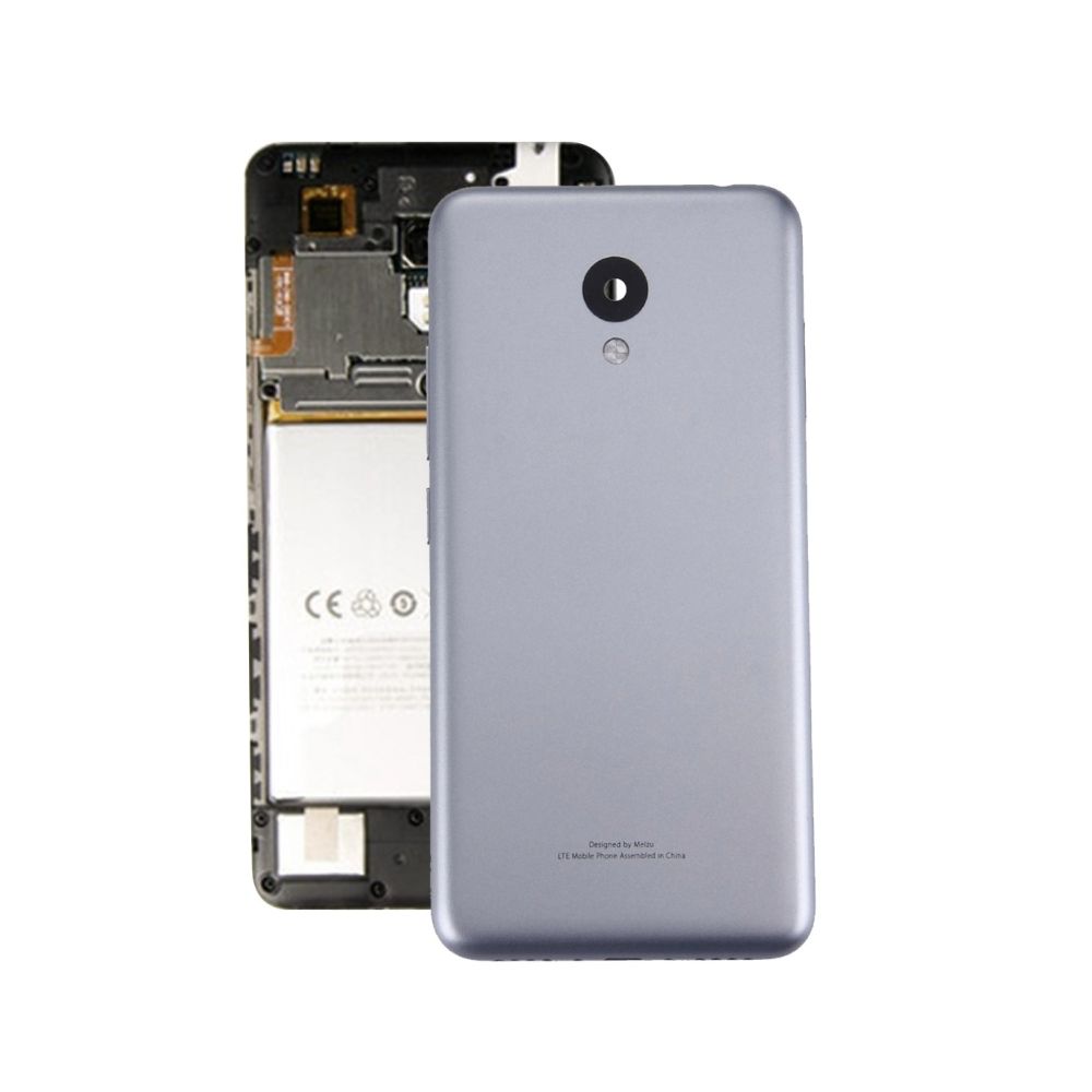 Wewoo - Coque arrière gris pièce détachée Meizu M3 / Meilan 3 Couverture Arrière de la Batterie - Autres accessoires smartphone