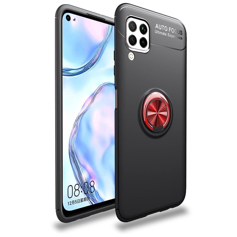 marque generique - Coque en TPU avec béquille noir/rouge pour votre Huawei Nova 6 SE - Coque, étui smartphone