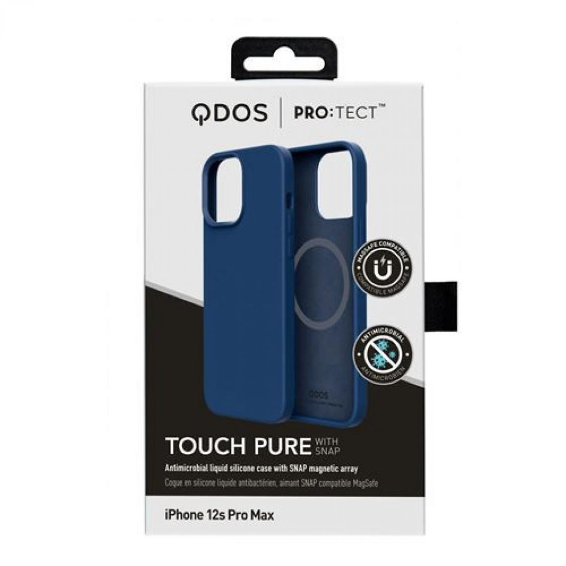 Qdos - Coque de protection pour iPhone 13 Pro Max Qdos Touch Pure Snap Bleu marine - Autres accessoires smartphone