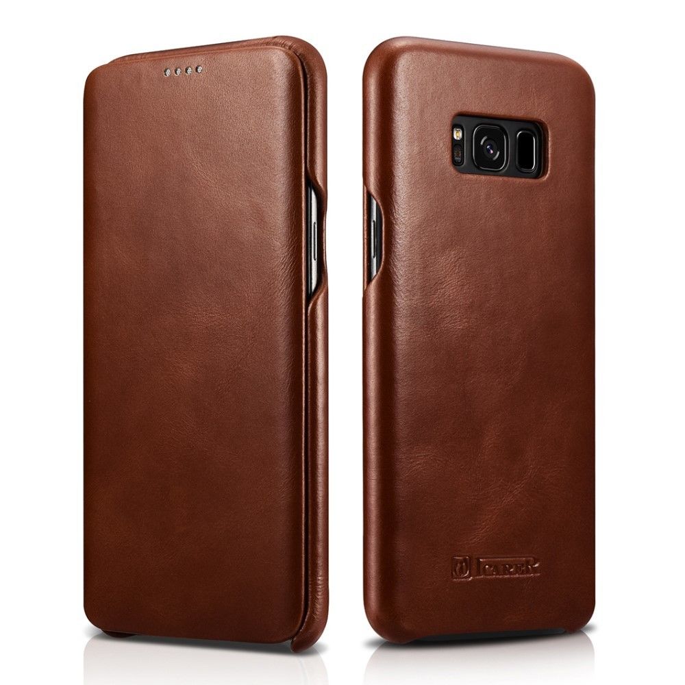 marque generique - Etui en cuir véritable pour Samsung Galaxy S8 G950 - Autres accessoires smartphone