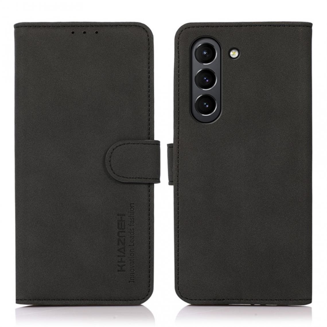 Other - Etui en PU avec support noir pour votre Samsung Galaxy S21 FE/S21 Fan Edition - Coque, étui smartphone