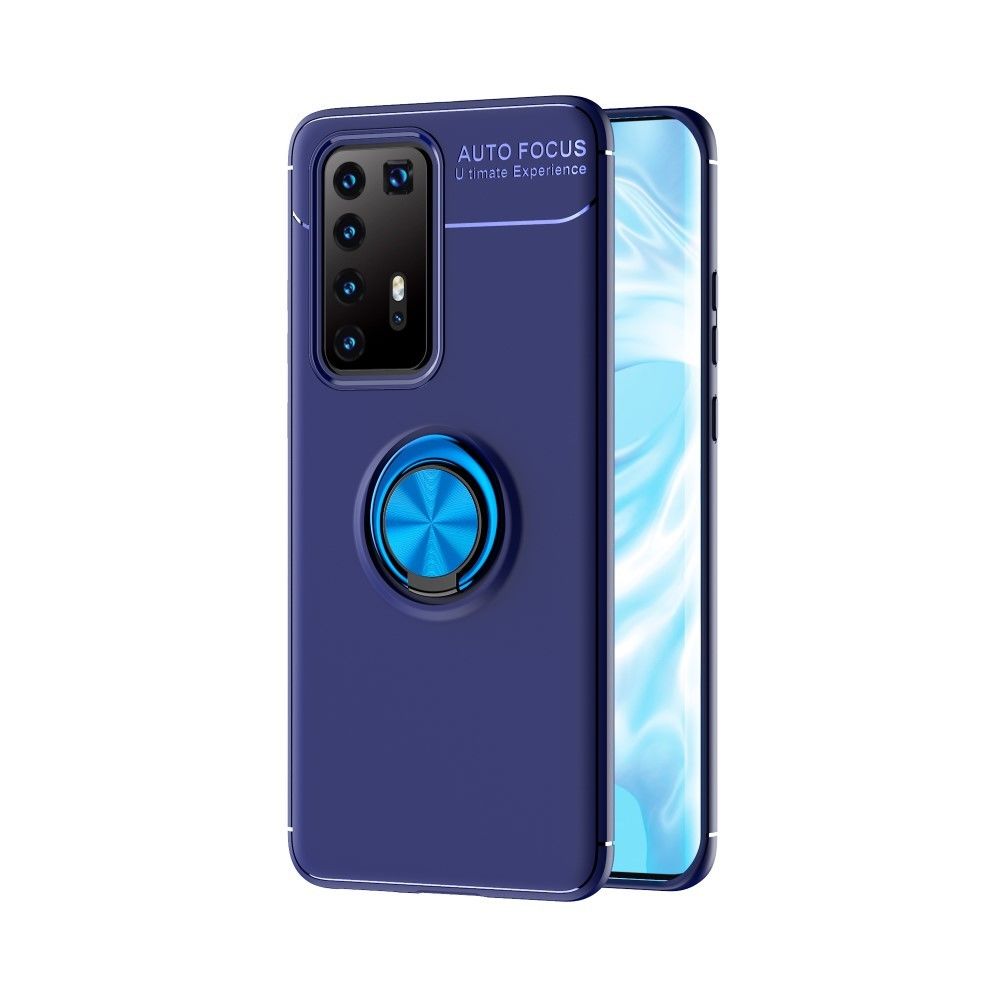Generic - Coque en TPU avec béquille bleu pour votre Huawei P40 Pro - Coque, étui smartphone