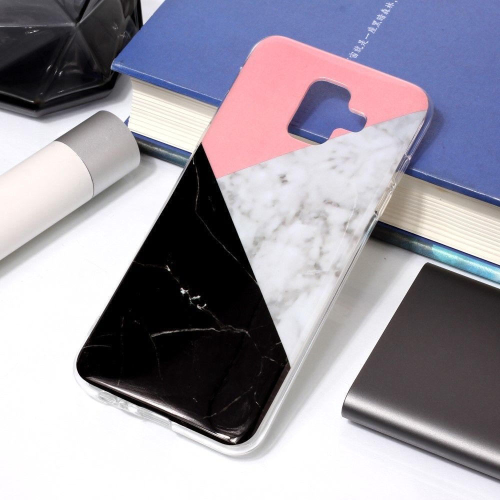 marque generique - Coque en TPU marbre épissage pour votre Samsung Galaxy A6 (2018) - Autres accessoires smartphone