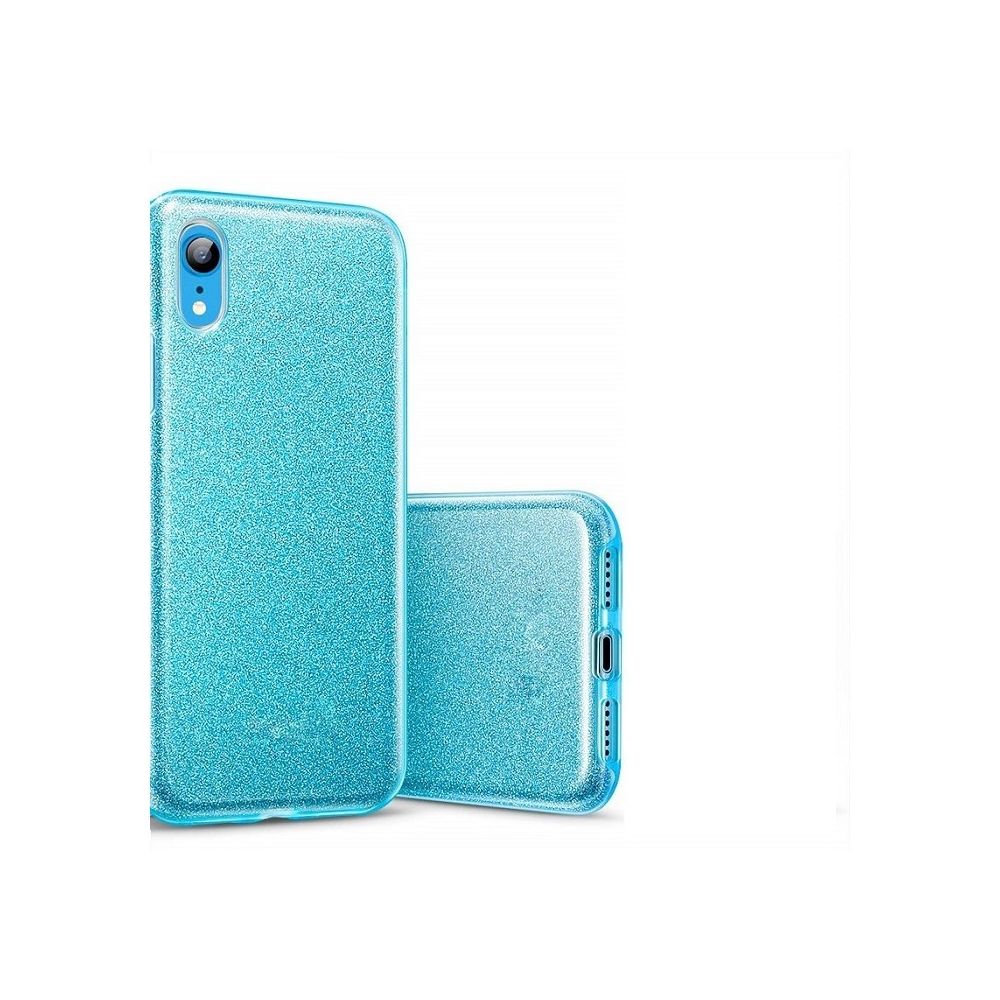 marque generique - Coque Etui Protection Silicone Brillant Paillette Bleu pour Samsung Galaxy A50 - Coque, étui smartphone