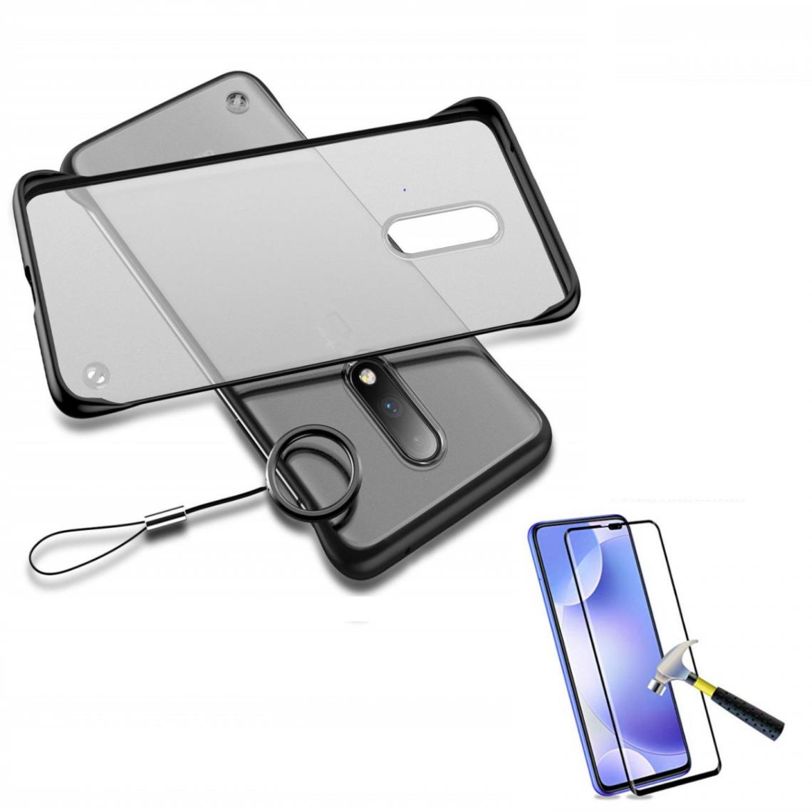 Phonecare - Kit de Verre Trempé 5D Full Cover + Coque Invisible Bumper - Iphone 8 Plus - Coque, étui smartphone