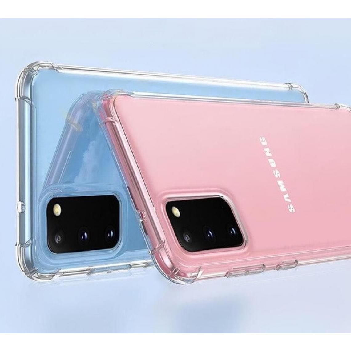 Shot - Coque Silicone Anti-Chocs pour "SAMSUNG Galaxy S20" Transparente Protection Gel Souple (NOIR) - Coque, étui smartphone