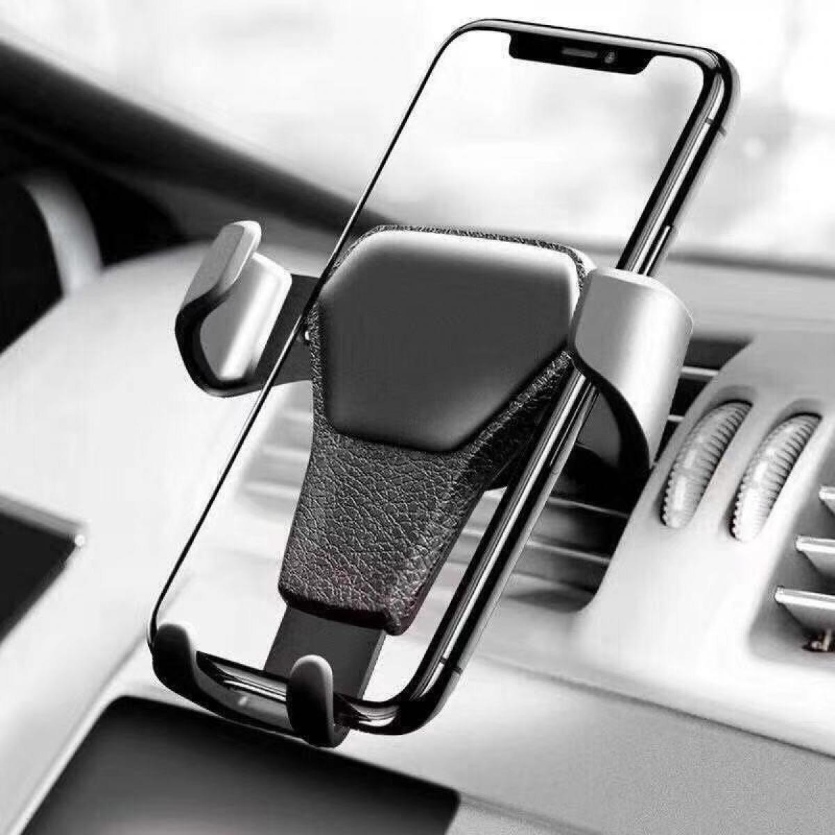 Shot - Support Voiture Gravite pour OPPO A5 Smartphone Ventilateur Adaptatif (NOIR) - Autres accessoires smartphone