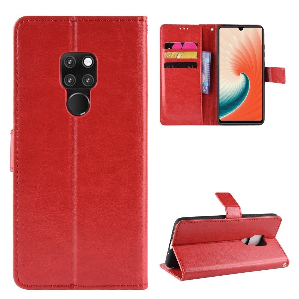 marque generique - Etui en PU avec support rouge pour votre Huawei Mate 20 X - Autres accessoires smartphone