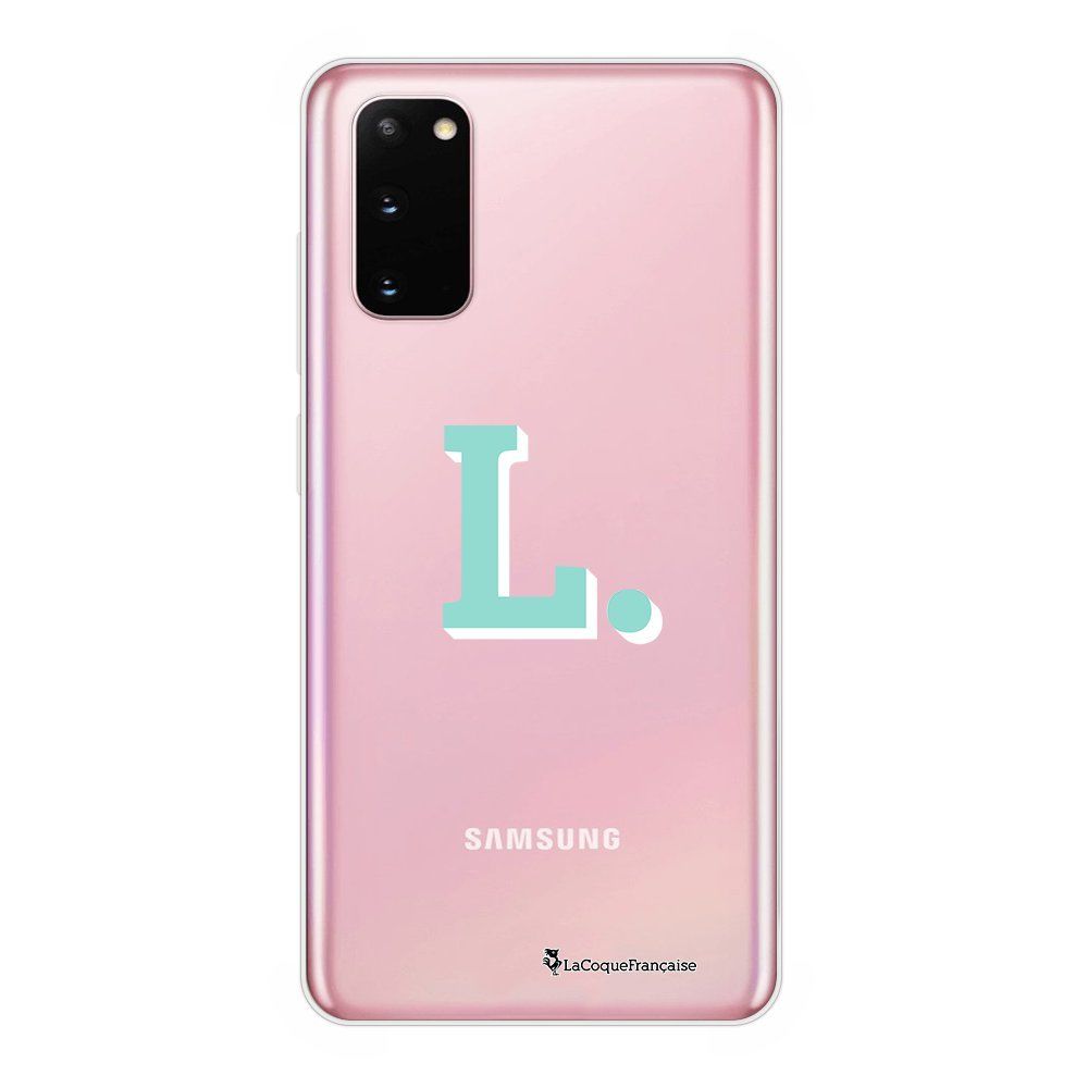 La Coque Francaise - Coque Samsung Galaxy S20 souple transparente Initiale L Motif Ecriture Tendance La Coque Francaise - Coque, étui smartphone