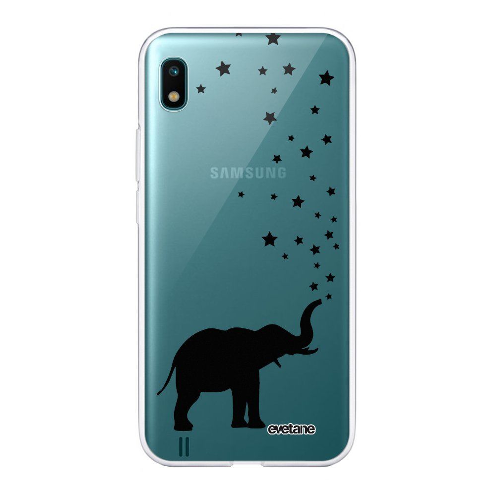 Evetane - Coque Samsung Galaxy A10 souple transparente Elephant Motif Ecriture Tendance Evetane. - Coque, étui smartphone