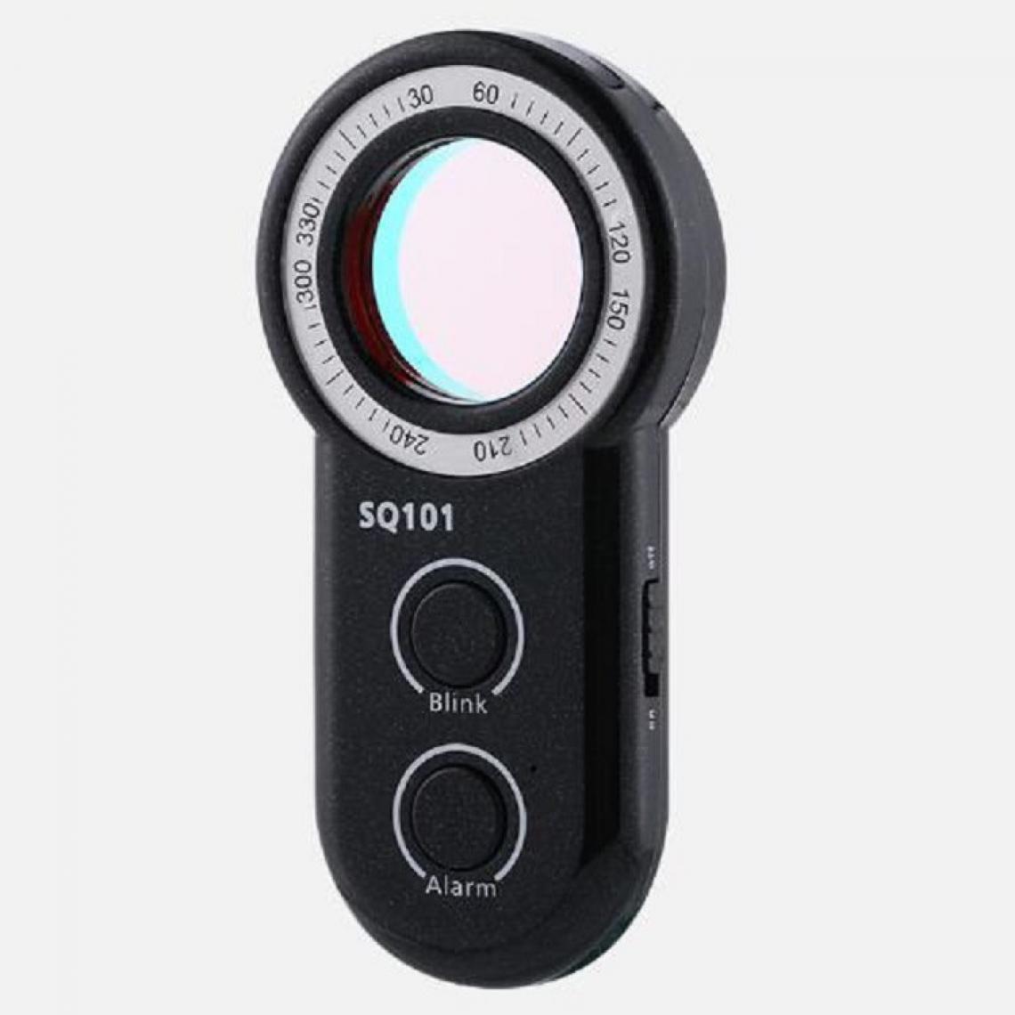 Chrono - Détecteur de caméra cachée Détecteur Anti-espion, Lentille laser sans fil Traqueur de signal GPS Détecteur de signal RF Détecteur d'erreur audio GSM,(noir) - Autres accessoires smartphone