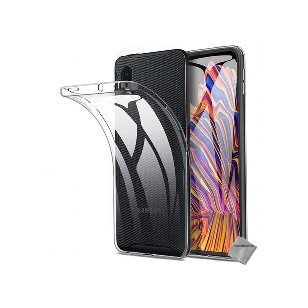 Htdmobiles - Housse etui coque gel fine Samsung Galaxy Xcover Pro + film ecran - TRANSPARENT TPU - Autres accessoires smartphone